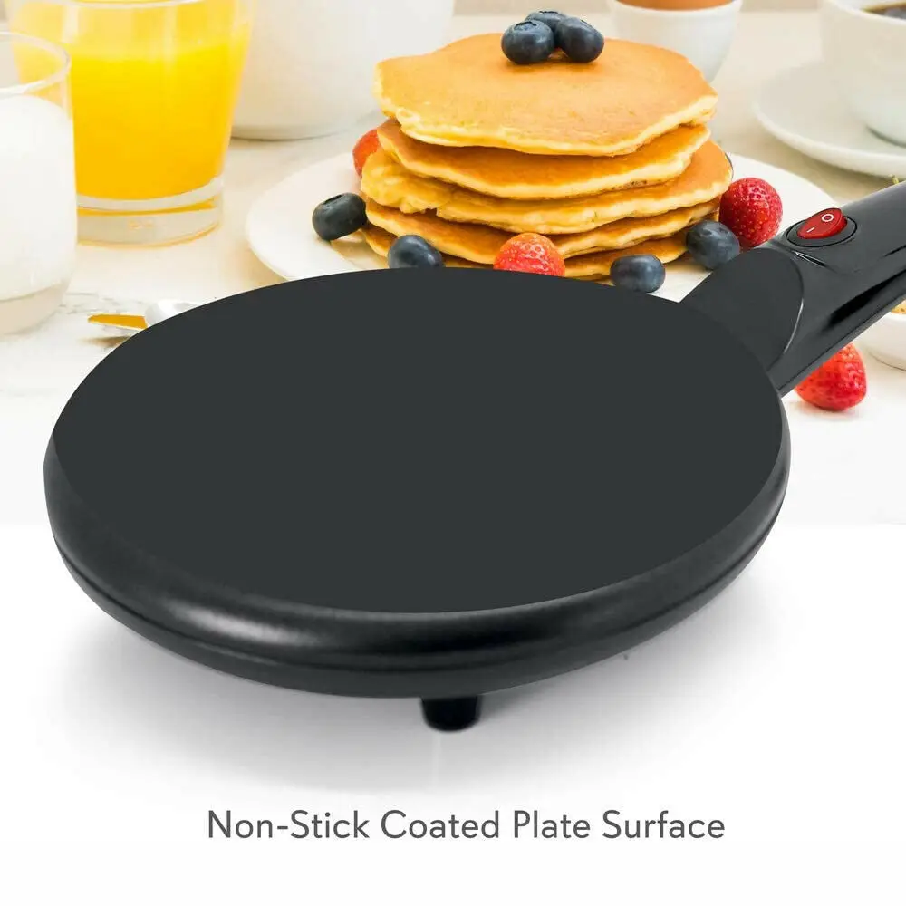 spesifikasi Pembuat Pancake Listrik Mini Pembuat Crepe Anti-lengket Hot Plate Cooktop Panci Kontrol Suhu Otomatis Alat Dapur Mesin Kue