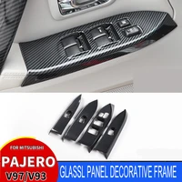 applicable to mitsubishi pajero v97v93v87left hand drive modified interior pajero carbon fiber glass lifting panel frame