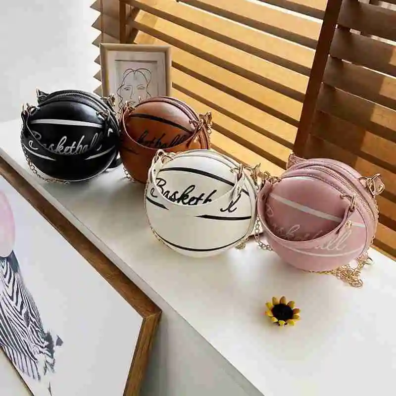 

Best Women Ball Shape Small Leather Handbag Funky Travel Crossbody Shoulder Bag
