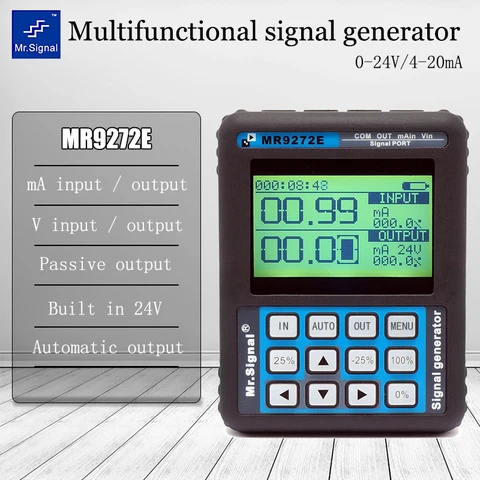 Генератор сигналов 4-20 мА ручной калибрутор тока и напряжения клапанный позиционный передатчик ввод в эксплуатацию