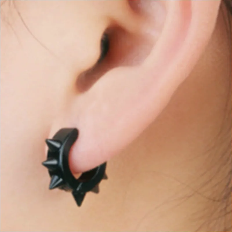 Мужские висячие серьги в стиле панк стильные ювелирные украшения без ушей с