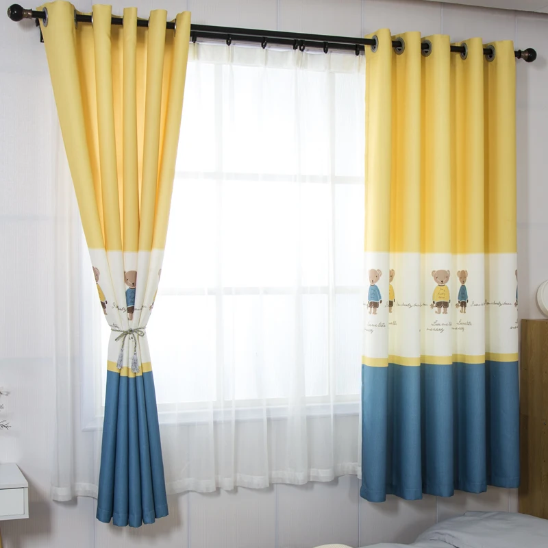 

Curtains For Bedroom Cartoon Window Curtain For Kids Home Decoration Finished Drape Blinds Cortina Living Room Curtain Blackout