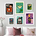 Рисунок на холсте с рисунком нордической маргариты, Джина, водки, вина, коктейля