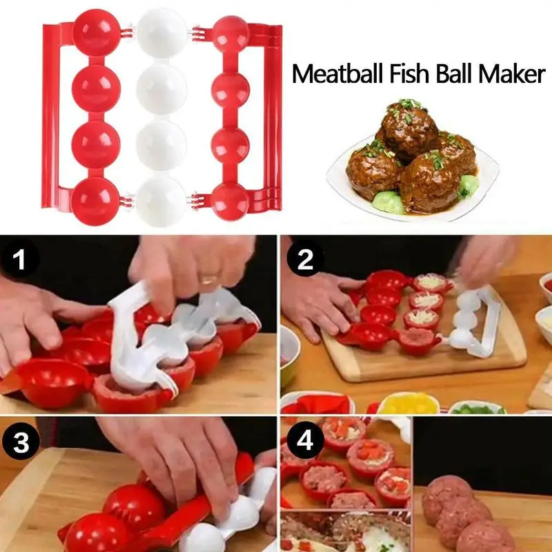 

Meatball Maker Homemade Stuffed Meatball Fish Ball Goods The ABS Food-grade Maker New Supplies Burger Products Mold For Kit