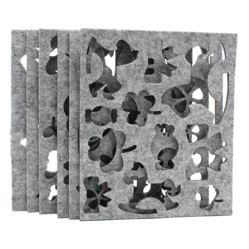 

6 шт. форма для шерстяного войлока, игловаляние, сделай сам, трафарет, аппликация, вышивка, 517E