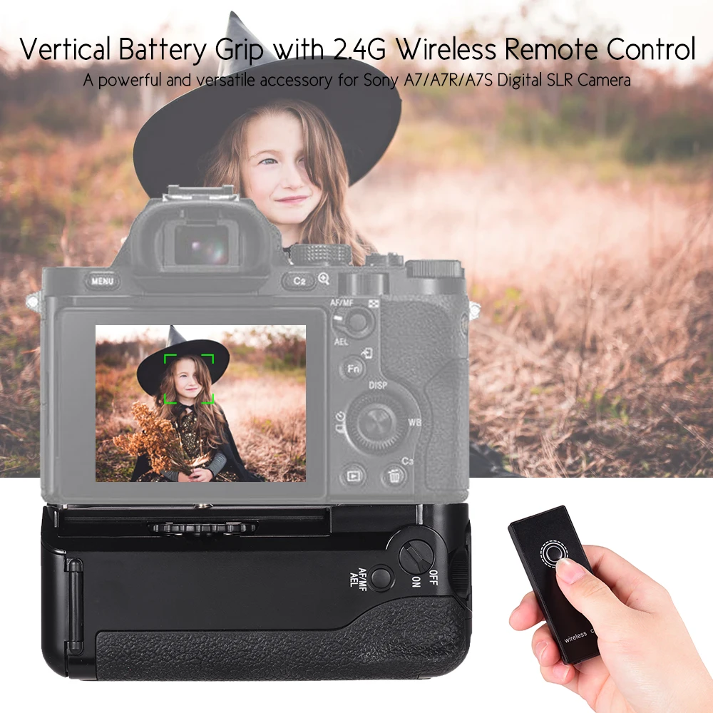 2 4G беспроводной пульт дистанционного управления вертикальный держатель батареи