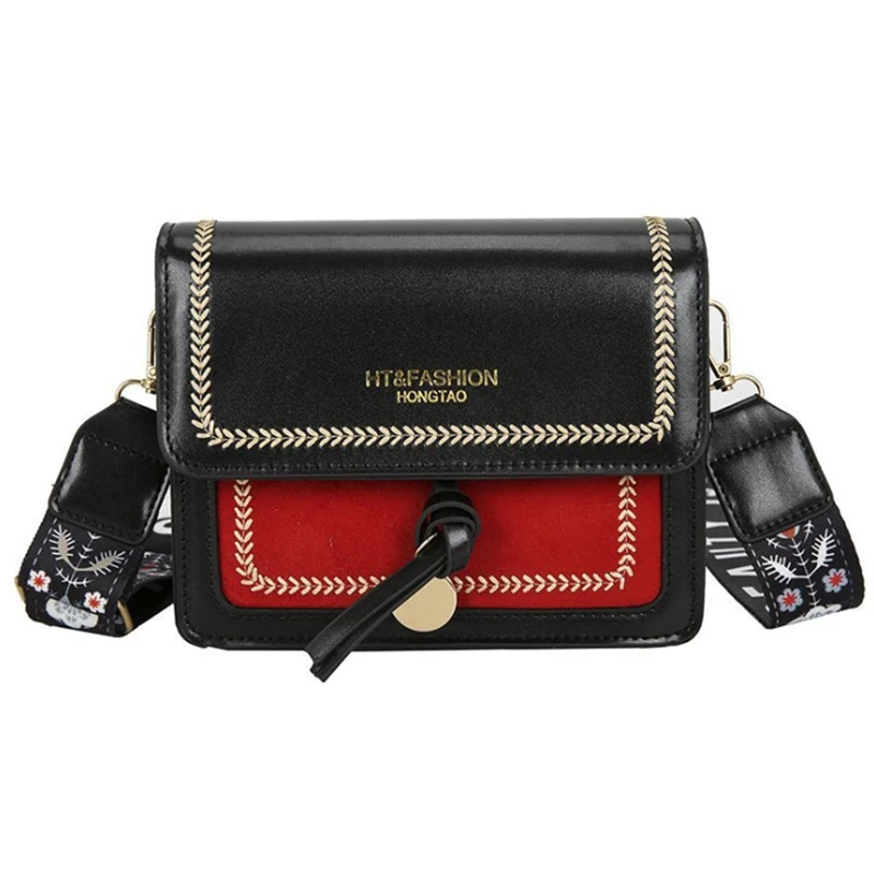

Women's Square Bag Crossbody 2021 Bag For Ladies Contrast Color Shoulder Bag Travel Handbag Simple Single Shoulder Female Bags