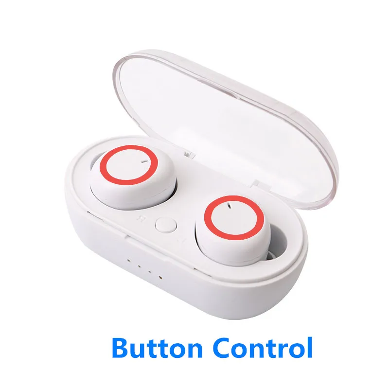 white with pack M2 TWS Bluetooth 5,0 наушники сенсорное управление беспроводные наушники Бас-гарнитура для Xiaomi iPhone samsung iPad телефон наушники - Цвет: white with pack