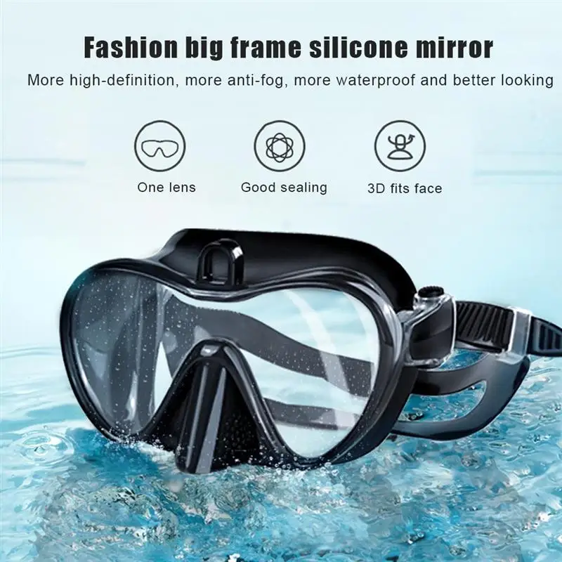 

Diving Mask Silicone Anti-Fog Snorkeling Goggle Underwater Salvage Scuba Diving Goggles Mask Swimming Equipment