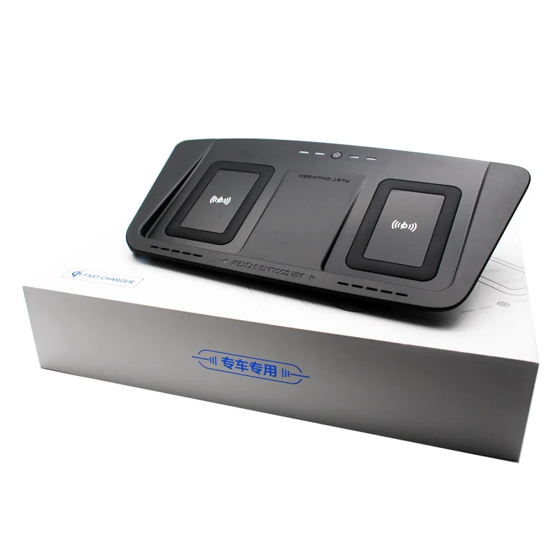 15w car charger for toyota highlander qi wireless charging plate mobile phone fast charging accessories rack holder 2015 2019 free global shipping