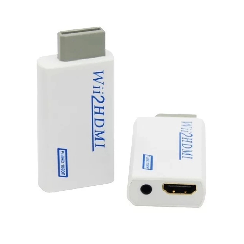 Для wii к HDMI HD Игры Аудио Белый адаптер Аксессуары 720p 1080p кабель устройство прочный