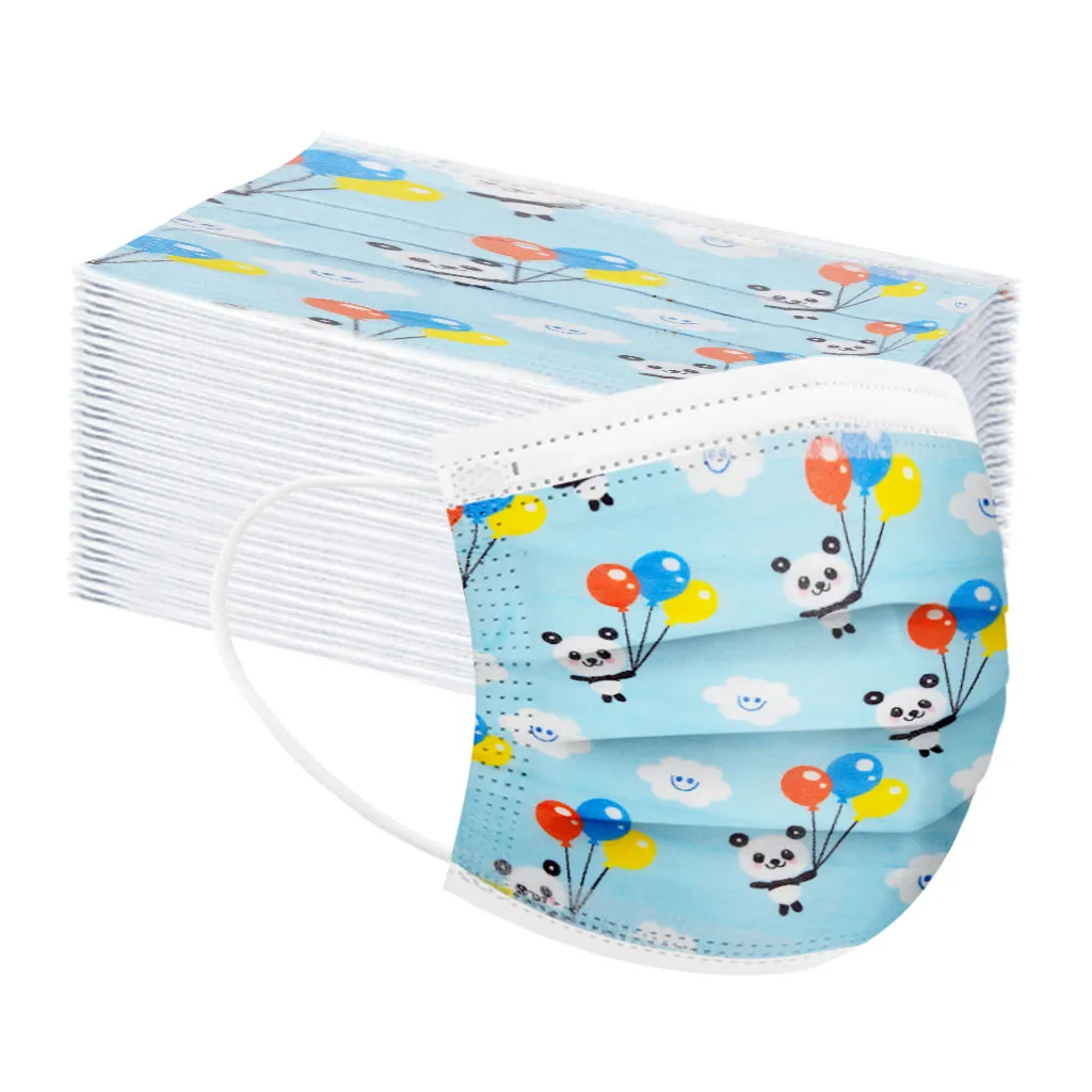 50 шт./коробка Детская одноразовая маска с фильтром | Тематическая одежда и
