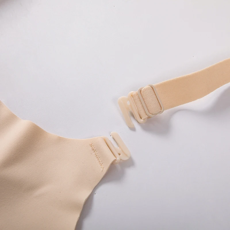 Женский комфортный бесшовный Гладкий бюстгальтер для сна с полным