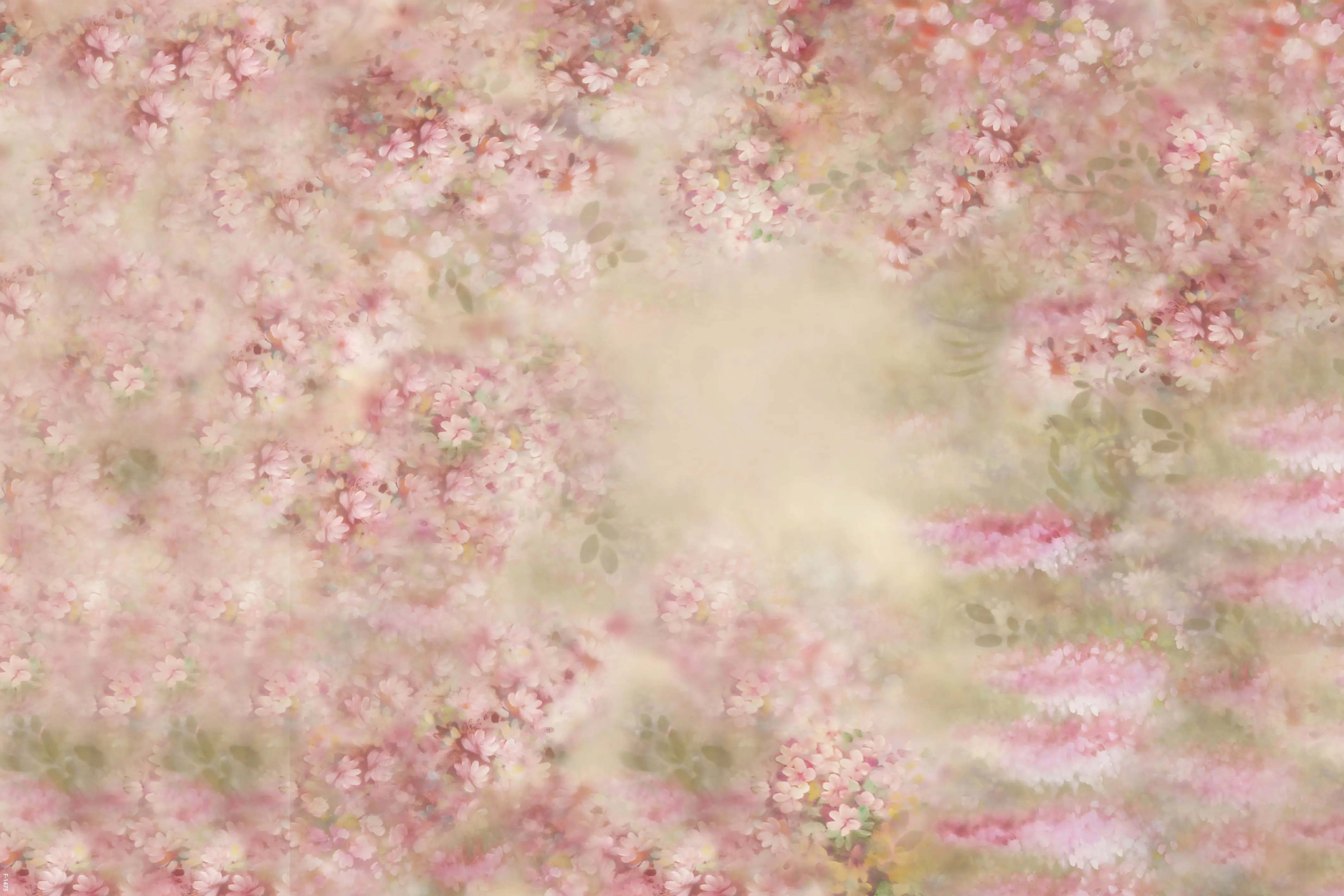 Виниловый фон для фотосъемки с масляным принтом цветочный сад мечты белый забор