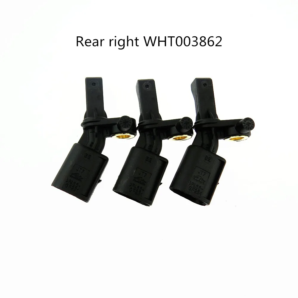 

3Pcs Car ABS Sensor Rear Right Wheel Speed Black for A2 POLO 9N 6R 6C Passat Tiguan Fabia Superb 6Q0927808B 6Q0927808A WHT003862