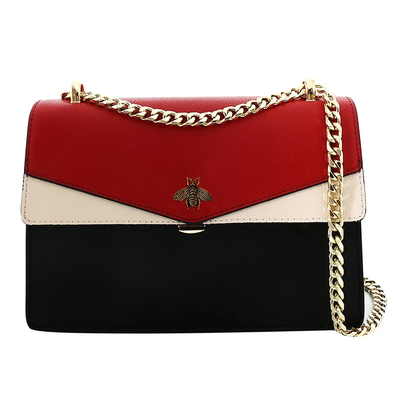 

Hot Sale Leather Messenger Bag 2020 Shoulder Bag for Teenage Girls Chain Bag Small Square Bag for Women Bolso Mujer Handbags