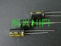 50pcs nichicon kw 100v10uf 6 3x11mm audio electrolytic capacitor 10uf100v kw 85 degrees fw upgrade version 10uf 100v