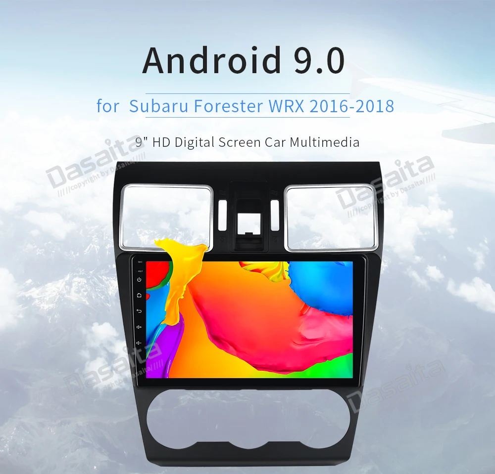 " ips экран головное устройство Android 9,0 Автомобильный gps плеер для Subaru WRX XV Восьмиядерный 4 Гб ram Авто Радио Bluetooth WiFi 1din