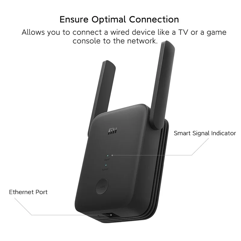 Новинка внешний усилитель диапазона Wi-Fi Xiaomi Mi AC1200 2 4 ГГц и 5 1200 Мбит/с сигнала