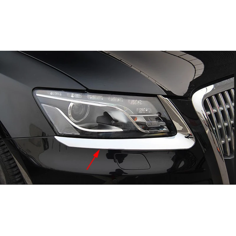 Налобный фонарь для Audi Q5 2009 2010 2011 2012 Накладка бровей светильник ная панель