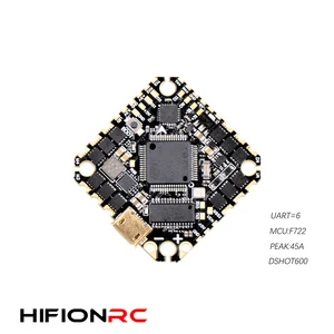 25,5x25,5 мм HIFIONRC F7 25A 45A AIO MPU6000 F722 Контроллер полета 25A 45A BLHELI_S 4 в 1 ESC для FPV Cinewhoop Ducted Drones