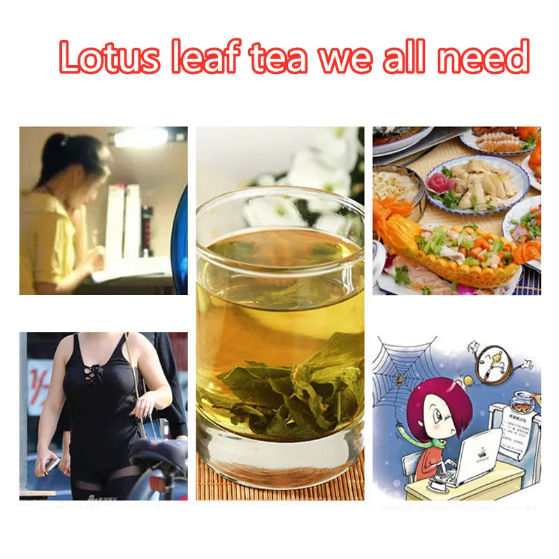 100% натуральный листовой чай лотоса эффективно устраняет жир диуретик и лактику