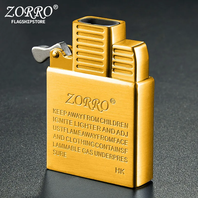 Оригинальная Двойная Зажигалка ZORRO газовая струя ветрозащитная для сигарет