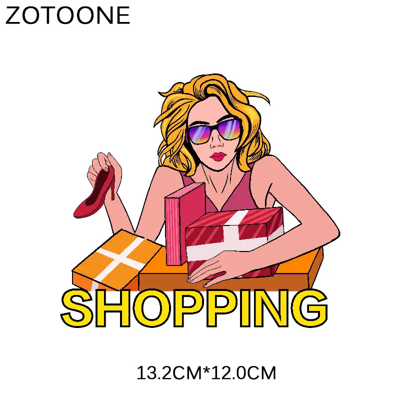 ZOTOONE сексуальные дамские термопереводные наклейки для одежды патчи верхней