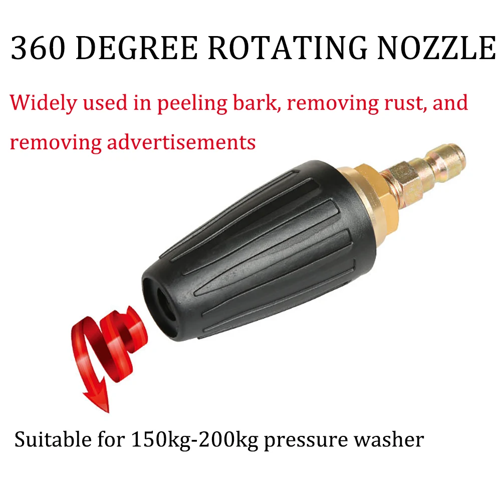 

Мойка ультра-высокого давления для пилинга лая в дополнение к рекламной насадке 3000 фунтов на квадратный дюйм, керамическая Вращающаяся нас...