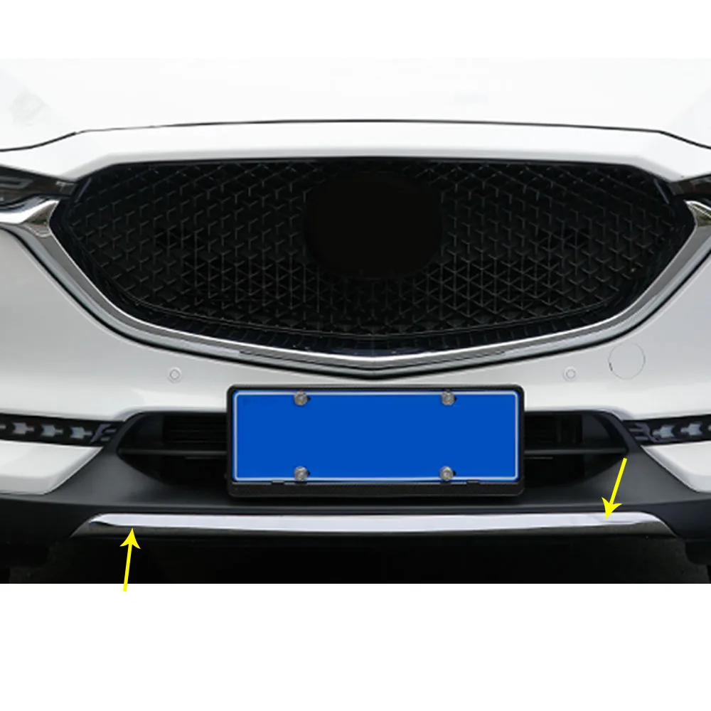 

Отделка двигателя бампера автомобиля из нержавеющей стали, передняя нижняя решетка для гоночной решетки для Mazda CX-5 CX5 2nd Gen 2017 2018 2019 2020