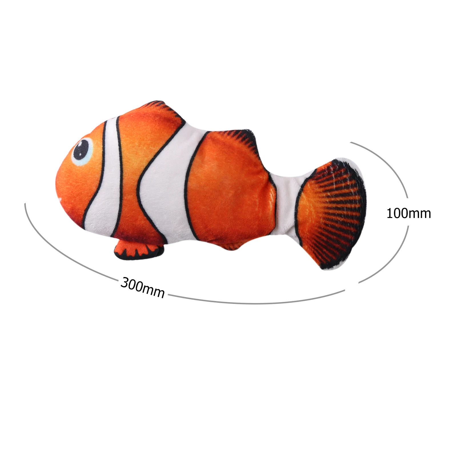 

2pcs/set Cat Toy Fish USB Electric Movable Fish Simulation Dancing Jumping Fishs Toys For Cats Interactive