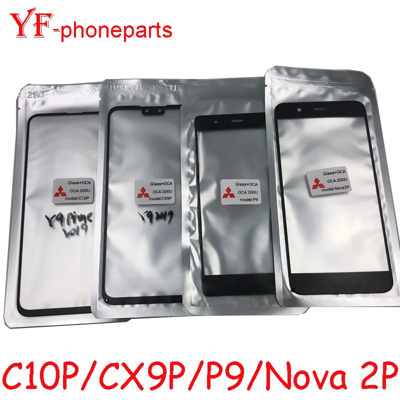 Стеклянный сенсорный экран OCA для Huawei Play Mate Nova 2 2S 3 4 P20 P30 P40 Y6P Y7P Y8P Y9 10 P Smart Pro Prime |
