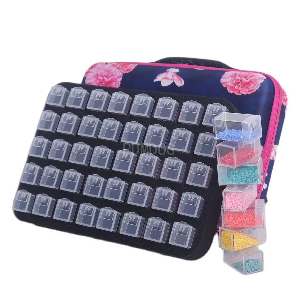 

Сумка для хранения для алмазной живописи 5d, органайзер для вышивки крестиком, сумка для алмазных аксессуаров, цветной чехол