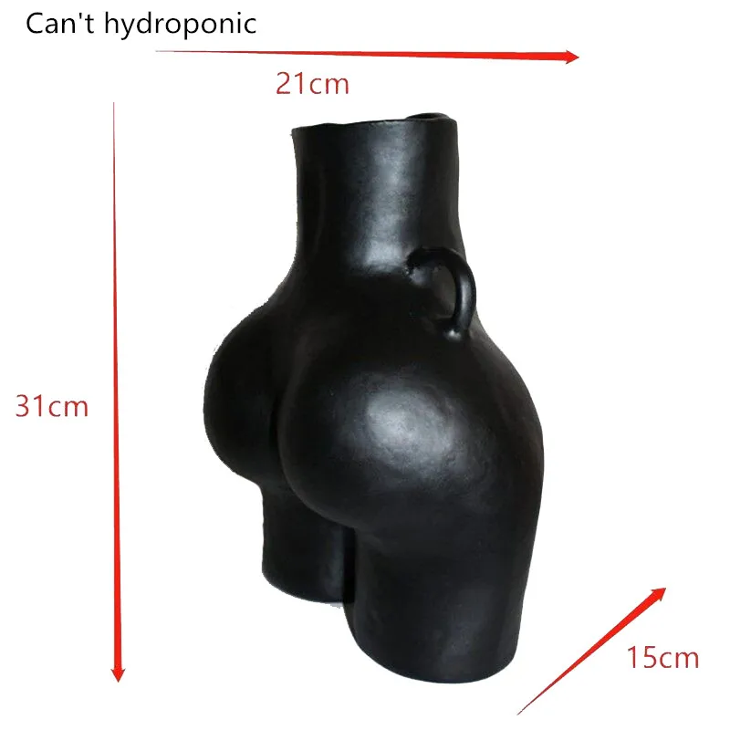 

Art Mannequin Body Vase Creative Living Room Bedroom Flower Arrangement Flower Pot Home Decor Sculpture Decoration Salon A1622