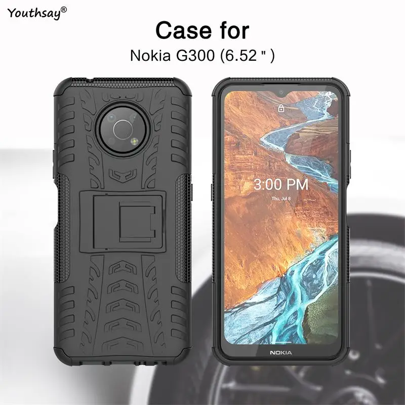 For Nokia G300 Case For Nokia G300 Cover Shockproof Armor Protective Phone Bumper For Nokia G300