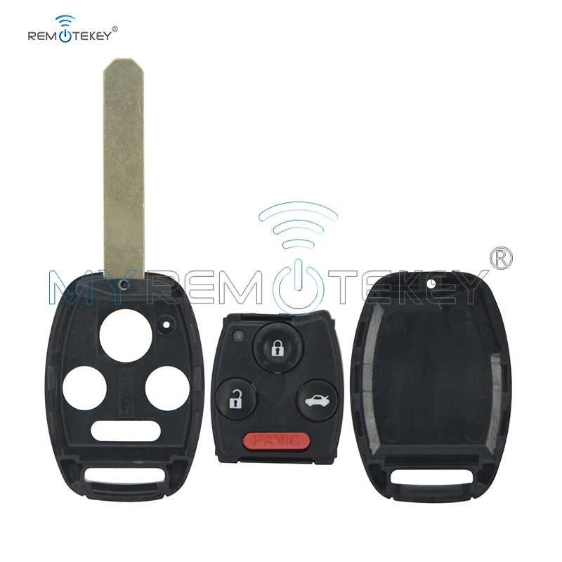 Remtekey 5pcs MLBHLIK-1T 3 Button with Panic S2082-A 2-AT 72148-SNV-H010-M2 HON66 313.8 Mhz for Honda CRV FIt remote key | Автомобили и