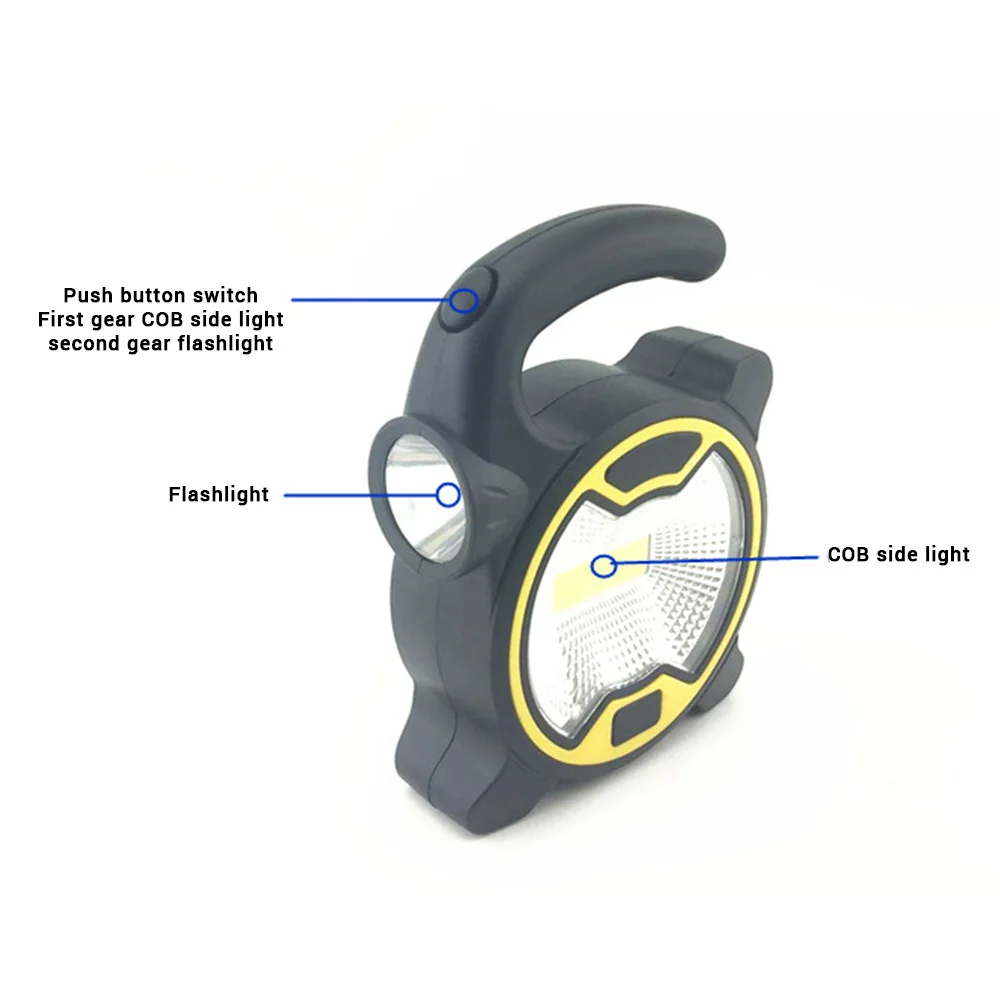 1pcs Outdoor LED Portable Searchlights Emergency Lights Tent Lamp COB Camping Light Book Table Work | Спорт и развлечения