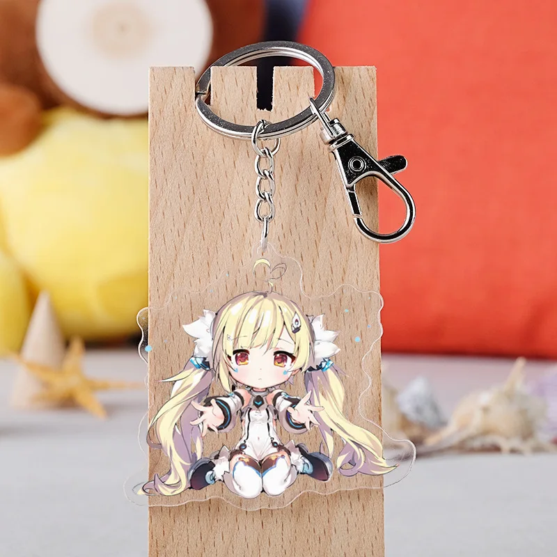 Аниме модель брелок для ключей из акрила аниме мультяшная Tachibana Kanade прозрачная