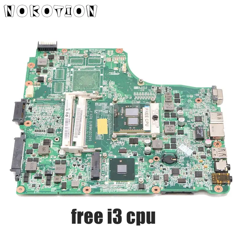 

Материнская плата NOKOTION для ноутбука Acer asipre 4820T 4820, HD GMA HM55 DDR3 MBPVK06001