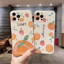sumkeymi Cute Fruit Flowers Blu-ray Soft Silicone Cover Phone Case For iphone 11 12 Case For iphone 8 7 Plus mini Pro Max XS XR
