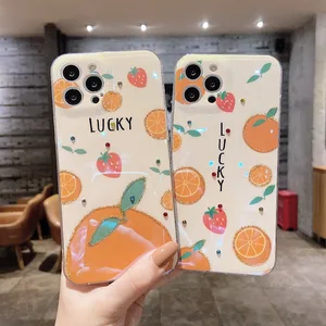 sumkeymi Cute Fruit Flowers Blu-ray Soft Silicone Cover Phone Case For
iphone 11 12 Case For iphone 8 7 Plus mini Pro Max XS XR 1.45 USD