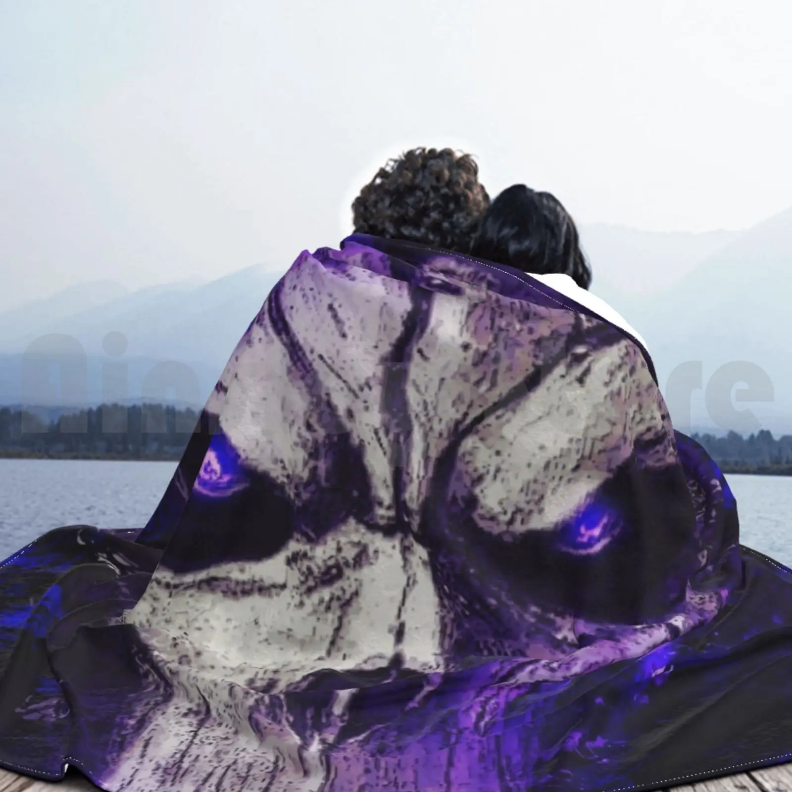 Откидное одеяло для дивана кровати путешествий темных поклонников 2 Darksiders2