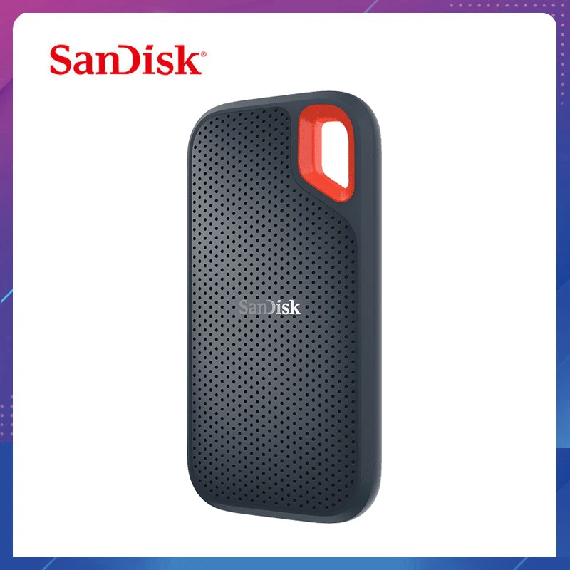 Двойной Флеш накопитель SanDisk SSD USB3.1 E60 мобильный твердотельный 250 ГБ 500