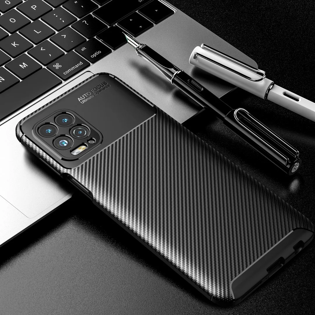 

Углеродного волокна чехол для телефона для MOTO край s g100 силиконовый анти-шок TPU крышка чехла