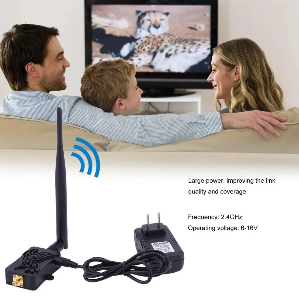 

Professional 2.4GHZ 4W Wifi Wireless Broadband Amplifier Router Power Range Signal Booster For Wifi Router