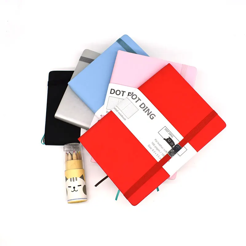 Новая коллекция пуля в горошек бумага для журнала A5 кожа твердом переплете 160