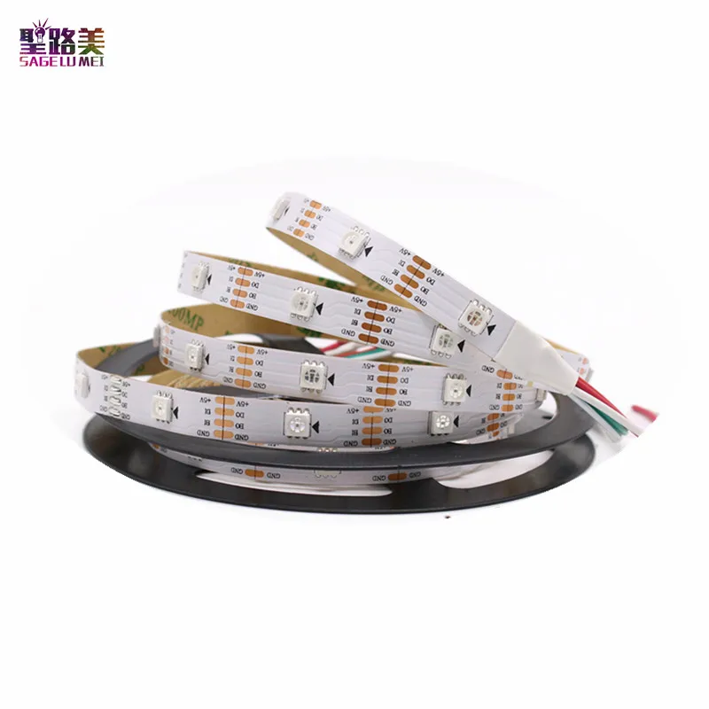 Светодиодная лента WS2813 1 м/5 м 30/60/144 пикселей/светодиодов/м IP30/IP65/IP67