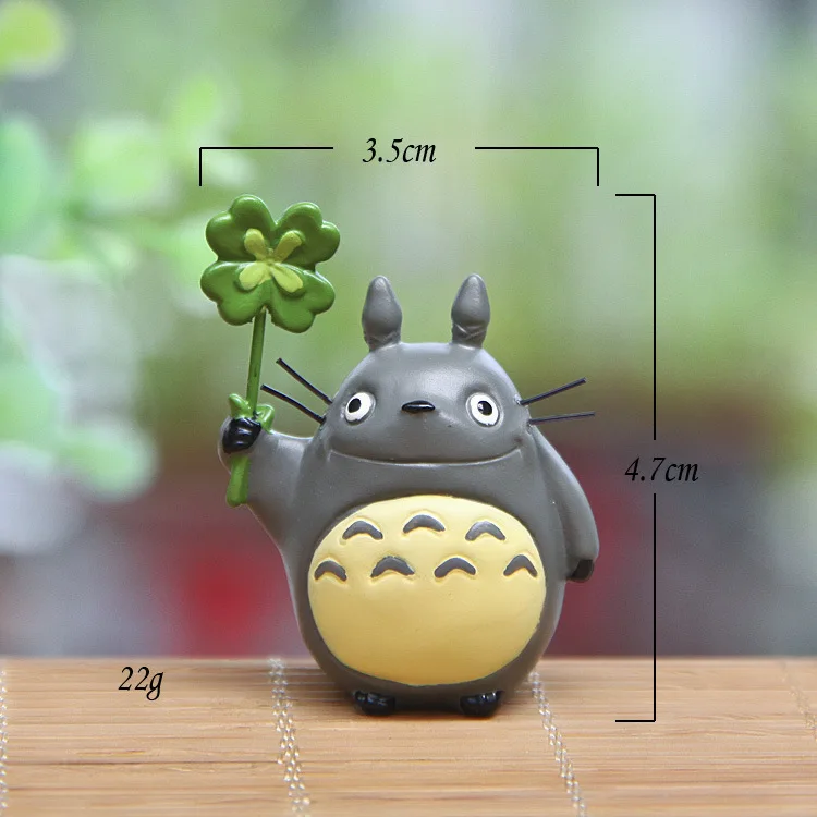 3 шт. пейзаж садоводческая кукла с листьями Chirping Totoro домашний Декор Аксессуары