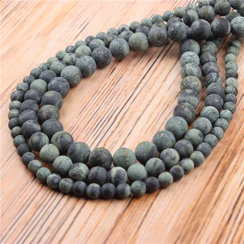

Wholesale New Bird Stone 4/6/8/10 / 12mm Natural Stone Loose Beads Jewelry Bracelet Necklace Make