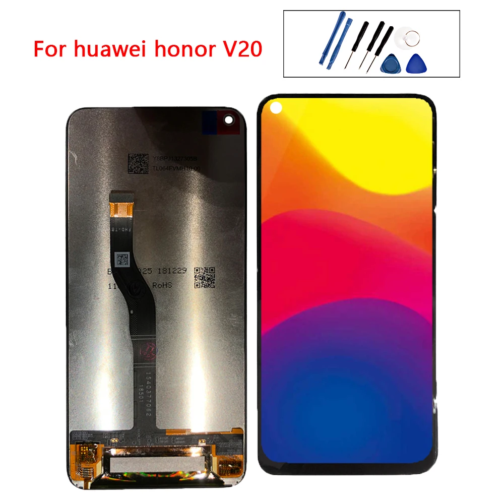 6 4 &quotОригинальный ЖК дисплей для Huawei Honor View 20 сенсорный экран + рамка дигитайзер